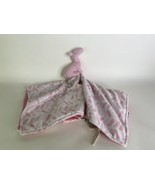 Just Born Llama Baby Blanket White Pink Sherpa Oversized Security Lovey - $24.75