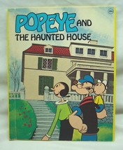 VINTAGE 1980 Popeye The Sailorman &amp; The Haunted House Children&#39;s Hardcover BOOK - £11.86 GBP