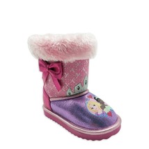 Toddler Girls Disney Princess Cold Weather Boots Size 7 8 or 11 Tiana Ariel - £9.58 GBP