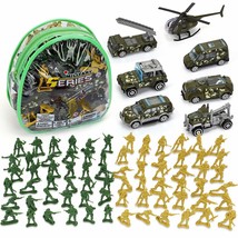 Army Men Toys For Boys, Toy Soldiers Army Toys Plastic Green Army Men Army Actio - £31.16 GBP