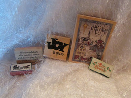 Rubber Stamps Christmas Stamp Collection Of 5 - See Description - £23.39 GBP