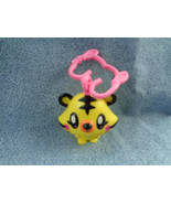 McDonald&#39;s 2012 Yellow Jeepers 2 1/2&quot; Moshi Monsters Clip-On Happy Meal Toy - £1.19 GBP