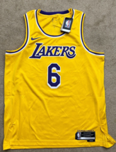 Nike Los Angeles Lakers Lebron James NBA Swingman Icon Edition Jersey Size XL - $87.11