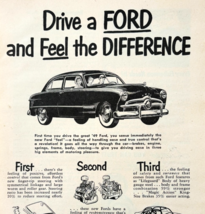 1949 Ford Motors Custom 2 Door Sedan Advertisement Automobilia Antique D... - $19.99