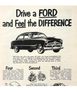 1949 Ford Motors Custom 2 Door Sedan Advertisement Automobilia Antique D... - $367.32 MXN