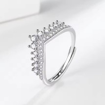 0.50 Ctw D/FL Brilliant Moissanite 14K White Gold Over Crown Engagement ... - $91.20