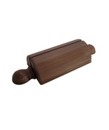 Rolling Pin Recipe Card Stand Business Card Holder - Brown - Made In USA... - $4.99