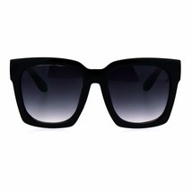 SUPER Oversized Square Sunglasses Womens Modern Hipster Fashion Shades - £10.35 GBP+