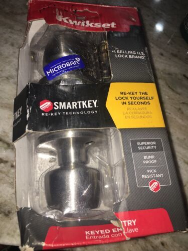 Kwikset Juno Veneziano Argento Entrata Porta Pomello Con Smartkey Sicurezza - $67.41