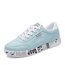 Woman Sneakers  Casual canvas Shoes 2021 Spring Lovers Printing Flat Ladies men  - £37.34 GBP