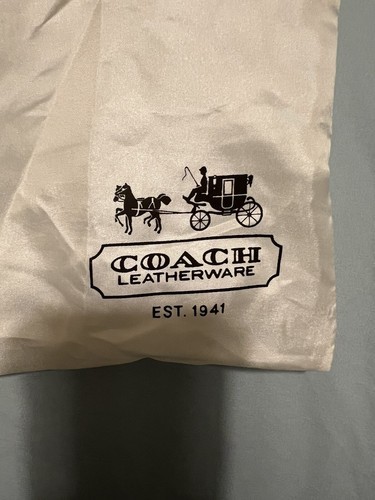 Coach Dust bag Off White Color With Coach Logo Item image 2