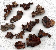 Group of 13 Natural Copper Crystals Specimens 2.7 ounces - £15.92 GBP