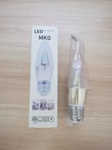 MKG LED light bulbs Warm White Dimmable, Torpedo Tip Clear Glass, LED Li... - £8.68 GBP