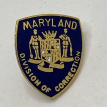 Maryland Division Of Correction Police Law Enforcement Enamel Lapel Hat Pin - £11.95 GBP