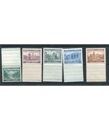 Bohemia &amp; Moravia 1940 Mi 57-61 MNH Vertical blank field 4941 - £14.90 GBP