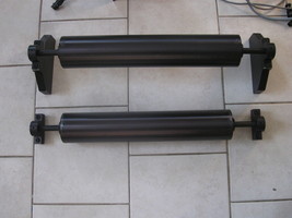 NEW LOT of 2 Tension Web Laminating Roller Aluminum 21&quot; OAL roller x 4&quot; Dia - $362.45