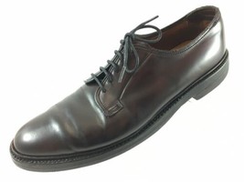 SH9 Florsheim Imperial 9.5A Shell Cordovan Brown Plain Toe Derby Dress Shoes - £53.61 GBP