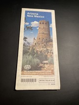 Arizona New Mexico Triple AAA Folding Travel Vintage 1993 Road Map - £6.86 GBP