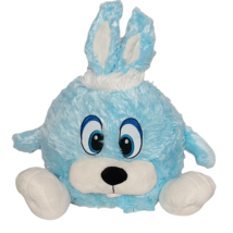 Kellytoy Easter Bunny Rabbit Spring Blue Plush Buck Teeth Stuffed Animal 18&quot; - £30.58 GBP