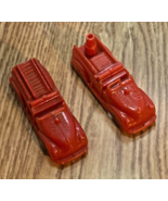 Two Vintage RENWAL Plastic Toy Fire Vehicles #145 and #146  [e-03] - $91.99 MXN