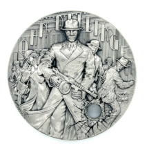 2022 Niue $5 Dollar Coin, 2 oz Silver Antique The Gangsters, John Dillinger - $10,024.56 MXN