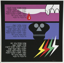 &quot; Tchad Gadya I &quot; Par Yaacov Agam Signé depuis La Passation Haggadah Le ... - $492.27
