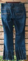 Twenty X Houston Jeans Embroiderd Pkts Sz 13/14 x 34 (35&quot;?) Low Rise Dye... - $17.63