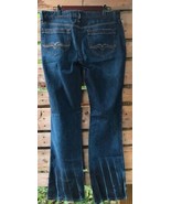 Twenty X Houston Jeans Embroiderd Pkts Sz 13/14 x 34 (35&quot;?) Low Rise Dye... - $24.11 CAD