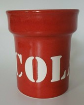 Vintage Waechtersbach Red Ceramic Cola &quot;Soda &quot; Made In West Germany (U28) - £10.38 GBP