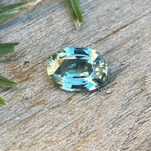Natural Blue Green Sapphire - £247.53 GBP