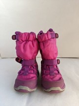 Stride Rite Winter Boots Girls Toddler Infant Sz 4.5 Pink Pull On - $19.79