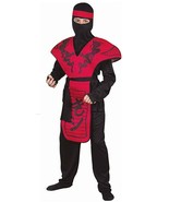 Red Dragon Ninja Warrior Costume Child Small 4-6 Dress Up Halloween Costume - $19.99