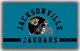 Jacksonville Football Team Memorable Flag 3x5ft Jaguars Helmet banner - $335.24 MXN