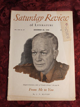 Saturday Review November 20 1948 Dwight D Eisenhower J P Mcevoy - £6.79 GBP