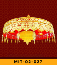 Buddhist Hindu Chatra Parosol Umbrella over Divine Royalty, #02027, many... - $980.10+