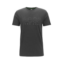 Boss Hugo Boss Men&#39;s Teebo-N Jersey T-Shirt, Grey, Medium 3799-9 - £50.60 GBP
