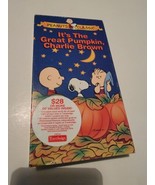 Vintage 1994 It&#39;s The Great Pumpkin Charlie Brown VHS Snoopy Halloween - £15.52 GBP