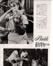Brooke Shields Clipping Magazine Photo original 1pg 8x10 Photo K8535 - £3.85 GBP