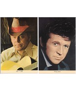 TOM T. HALL &amp; SONNY JAMES Unused Chrome Postcards - Curt Teich Internati... - $12.32 CAD