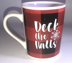 “Deck The Halls” Christmas Holiday Oversized Coffee Tea Mug Office Cup Gift-NEW - £15.46 GBP