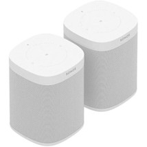 Sonos One Gen 2 Two Room Set Voice Controlled Smart Speaker White - £462.78 GBP