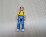Fisher Price Sweet Streets dollhouse doll school student boy yellow blue... - $10.39