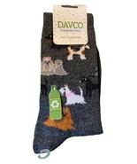 DAVCO Women&#39;s Crew Socks Sz 9-11 Dogs Puppies Earth Friendly Eco NEW NIP... - $8.79 CAD