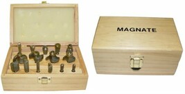 Magnate WB-15 15-Piece Router Bit Set, 1/4&quot; Shank - - $34.95