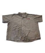 AutoZone Van Heusen Gray Short Sleeve Button Up Dress Shirt 2XL - €7,23 EUR