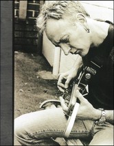 Def Leppard Phil Collen with his Jackson Guitar 8 x 11 pin-up photo b/w ... - £3.38 GBP