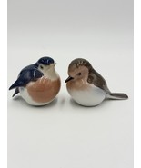 Vtg Royal Copenhagen B&amp;G Porcelain European Robin Bird Glossy Figurines ... - $85.50