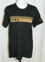 JIM BEAM BLACK LOGO T-SHIRT LARGE CREW NECK SHORT SLEEVE CLASSIC FIT COTTON - $13.43