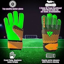 Vizari Saturn Soccer Goalie Goalkeeper Gloves, Size-9, Green, VZGL92812-9 - $313.72 MXN