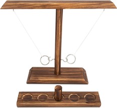 Ring Toss Games for Adults Yard Games Patio Decor Outdoor Indoor Games Wooden Ho - £45.66 GBP